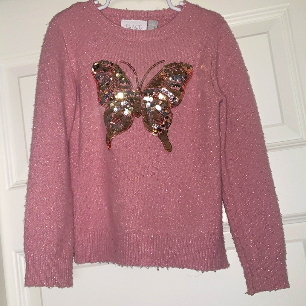 Children's place sweater, light pink size Small 5-6.